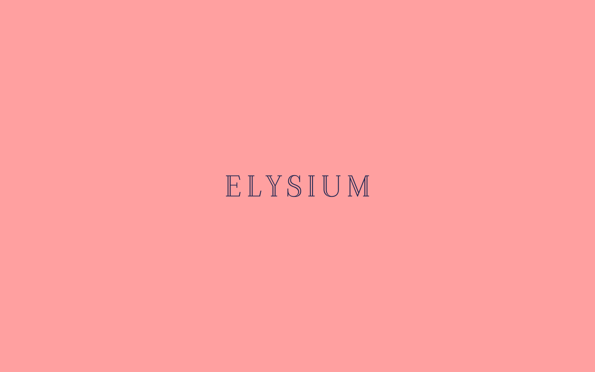 Elysium typography