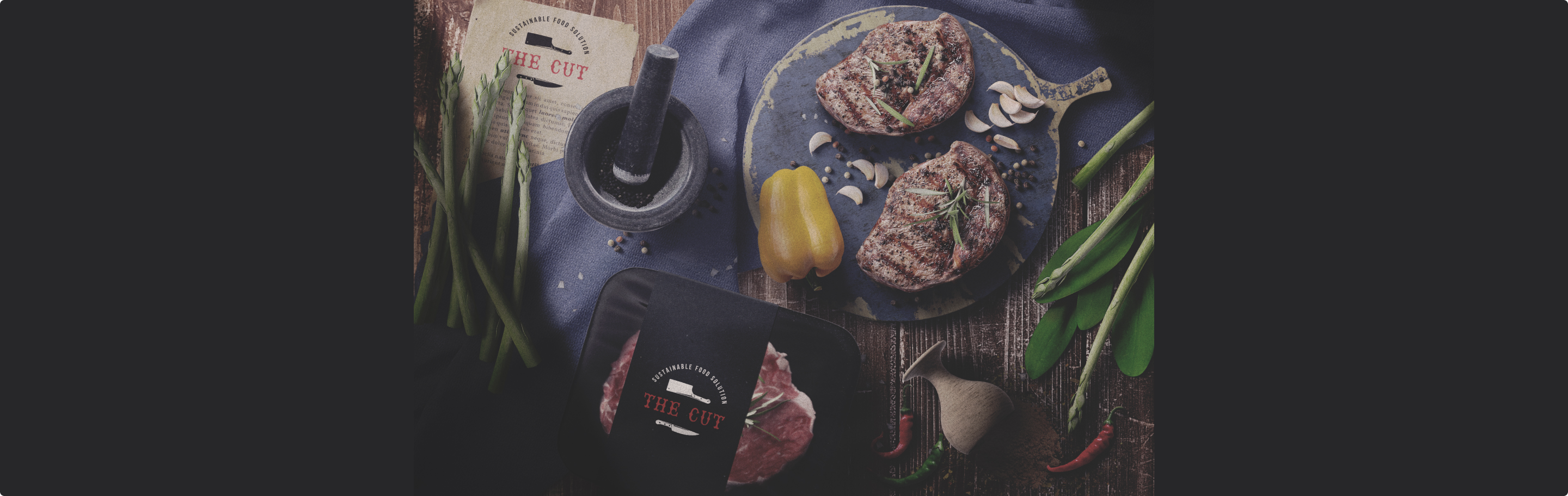 The Cut brand identity banner