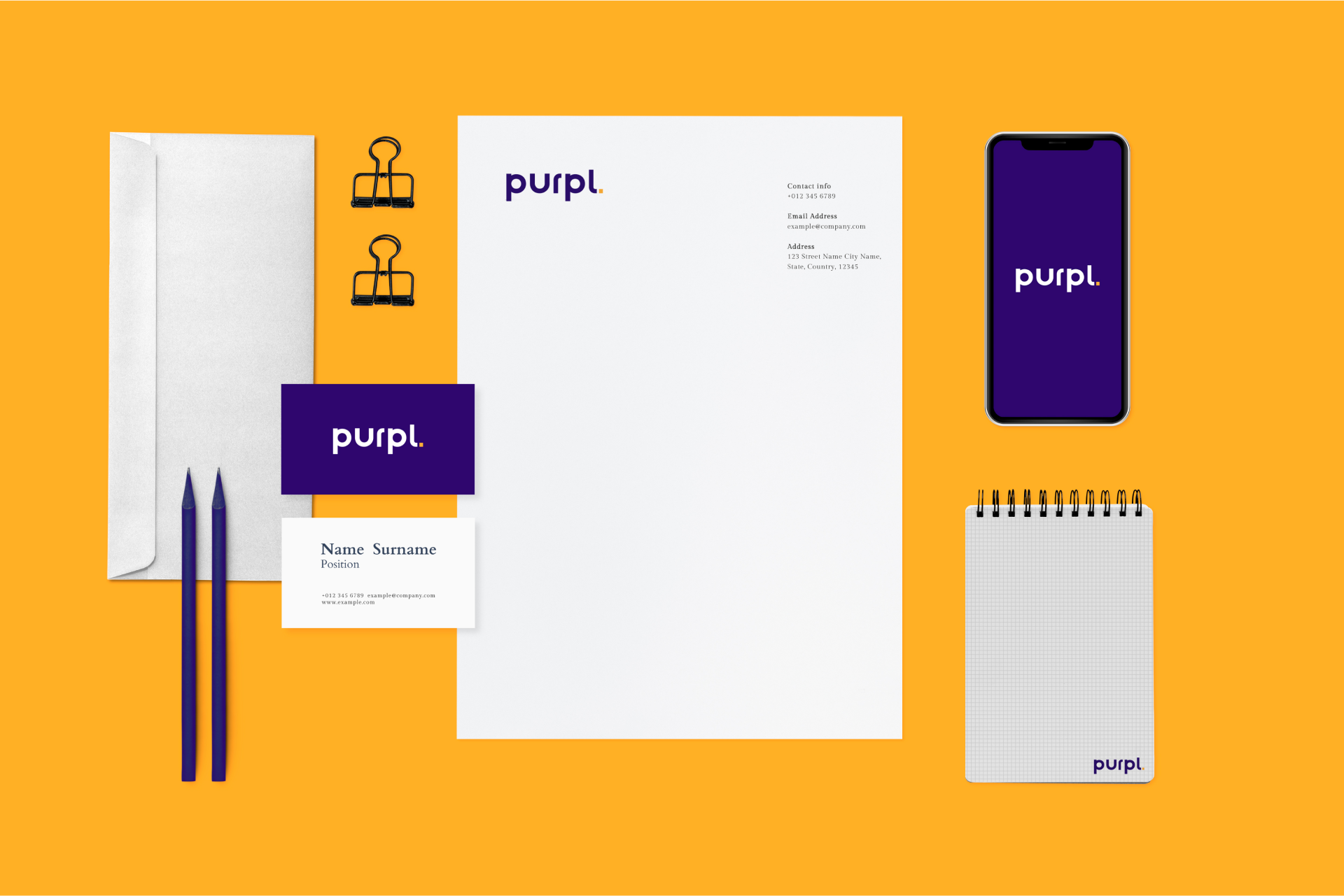 Purpl brand identity 8