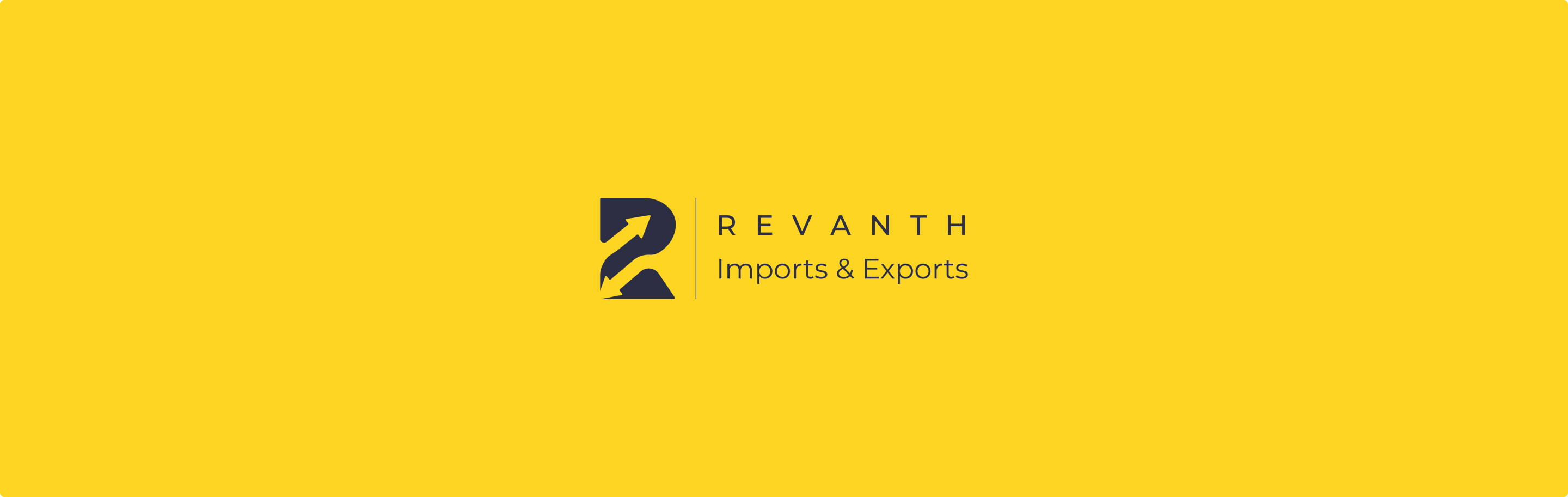 Revanth Exports & Imports brand identity banner