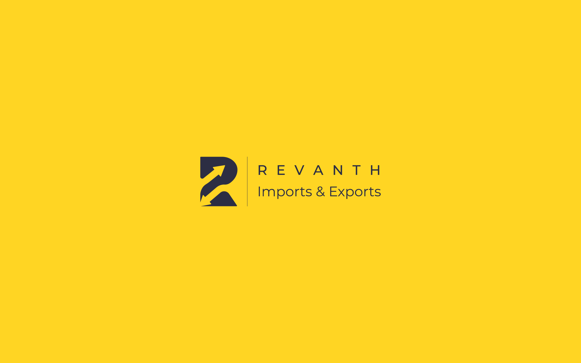Revanth Exports & Imports brand identity 1
